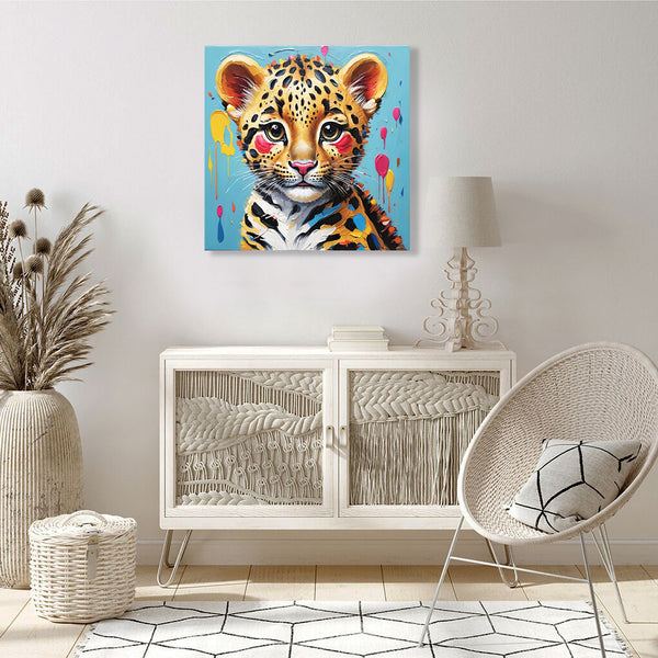 Baby Leopard, Kusama Inspired Art