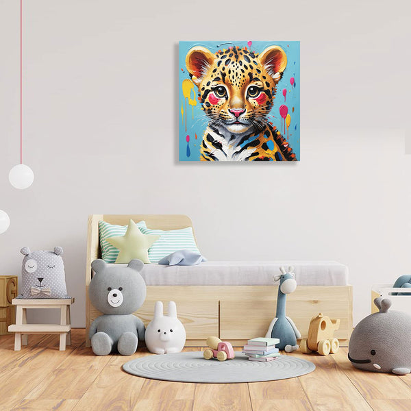 Baby Leopard, Kusama Inspired Art