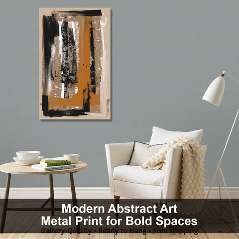 Abstract Brown Painting
