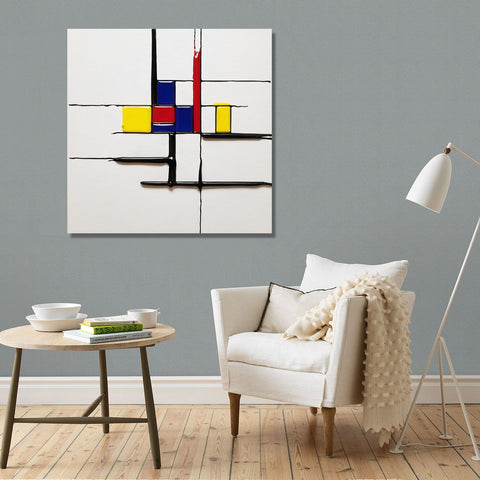 Contemporary Mondrian #1, Digital Art