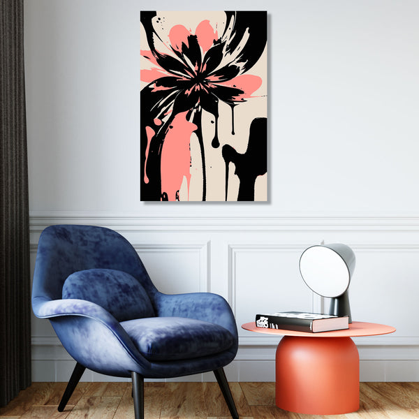 Abstract Pink Flower