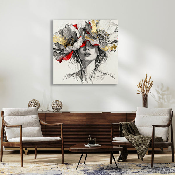 Watercolor Woman Portrait