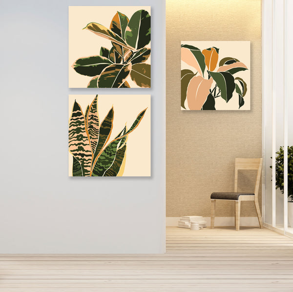 Leaves Composition, Art Set
