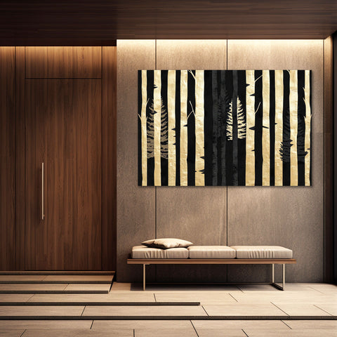 Abstract Golden Forest