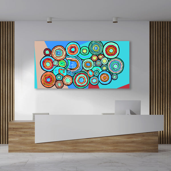 Abstract Multicolor Circles