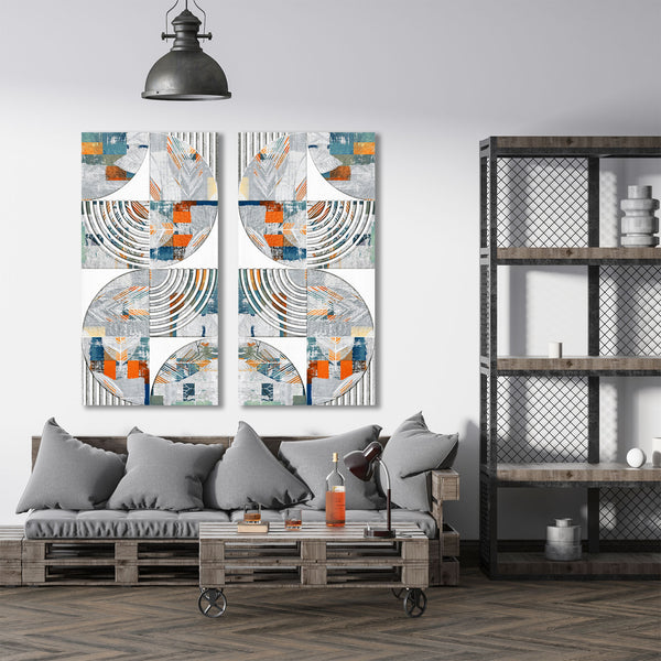 Abstract Tiles ART SET of 2