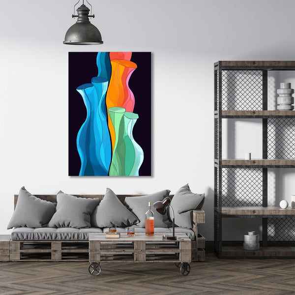 Abstract Multicolor Pipes