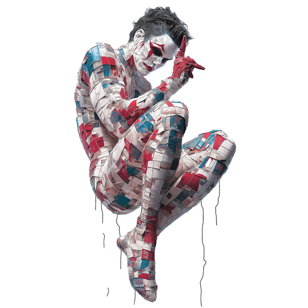 Multi-colors Clowns, Set of 2