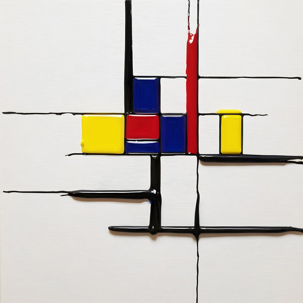 Contemporary Mondrian #1, Digital Art