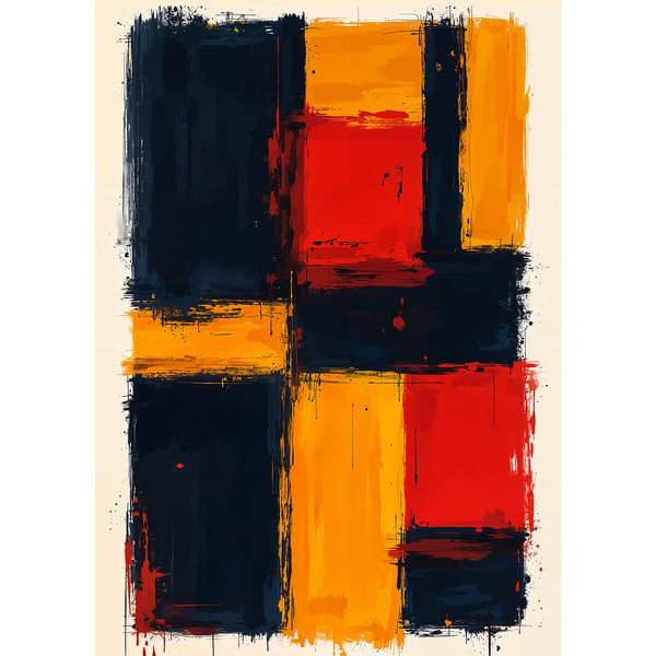 Brushstroke Modern Design, Set of 2