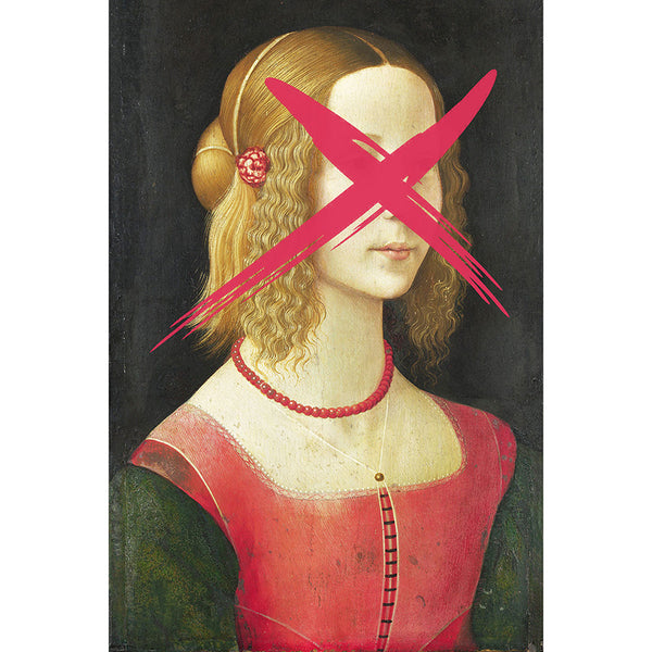 Portrait of a Young Woman by Domenico Ghirlandaio, Altered Art