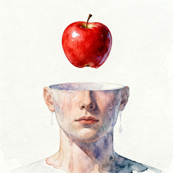 Abstract Composition with Apple