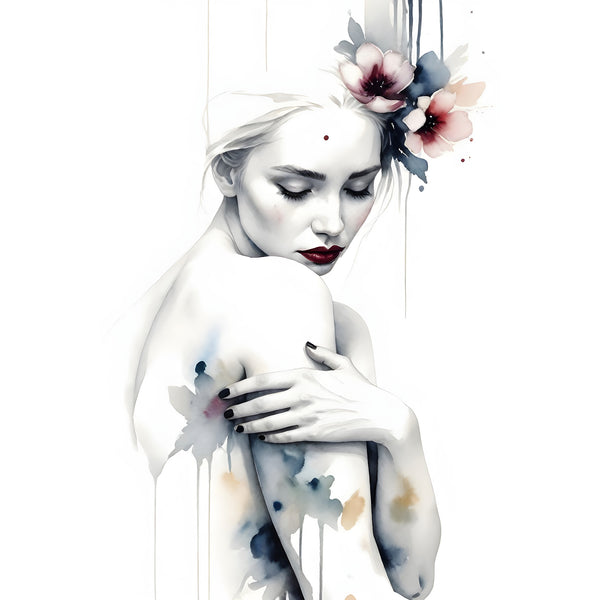 Sadness, Woman's Portrait