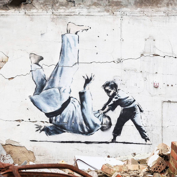 Banksy The Judo Competition (Ukraine), Graffiti