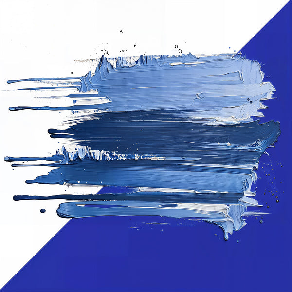 Blue Brushstrokes