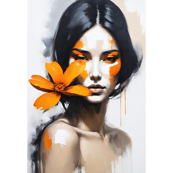 Orange Beauty, Portrait