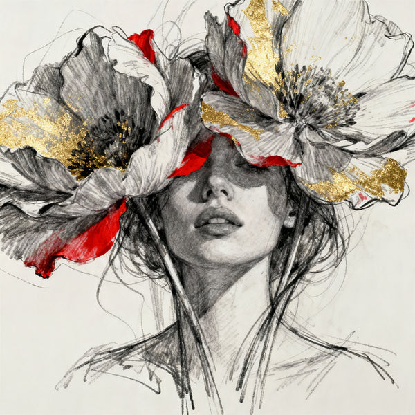 Watercolor Woman Portrait