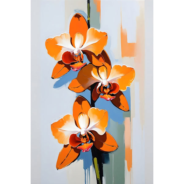 Orange Orchid (Abstract Flower Collection)