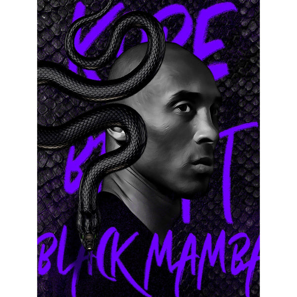 Kobe Bryant – Black Mamba, Pop Art Poster