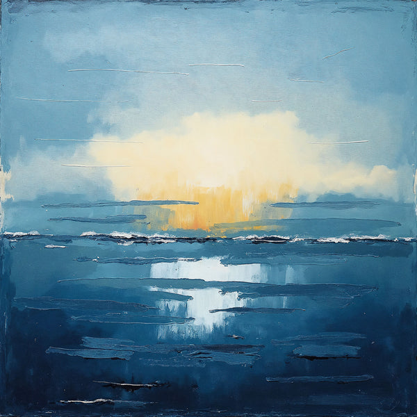 Ocean, Abstract Painting