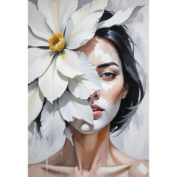 White Flower, Portrait