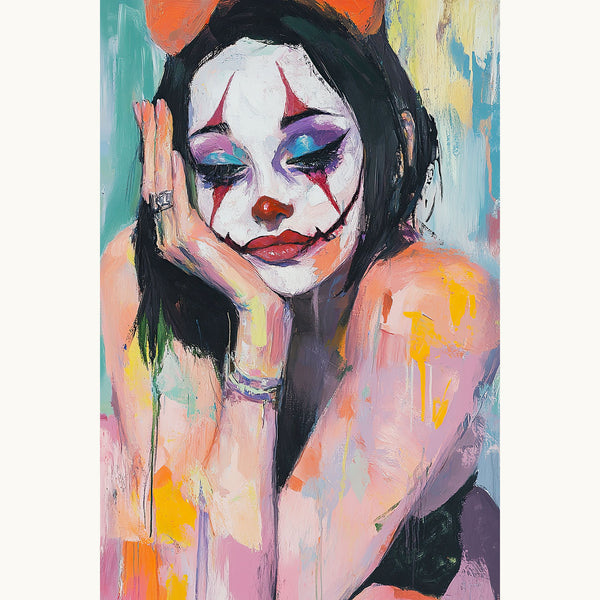 Painting Female Clown
