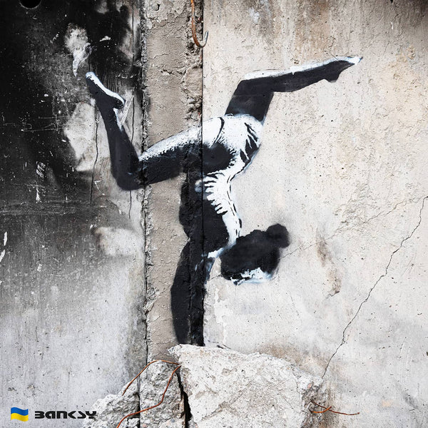 Banksy Mural Of A Ukrainian Gymnast, Graffiti