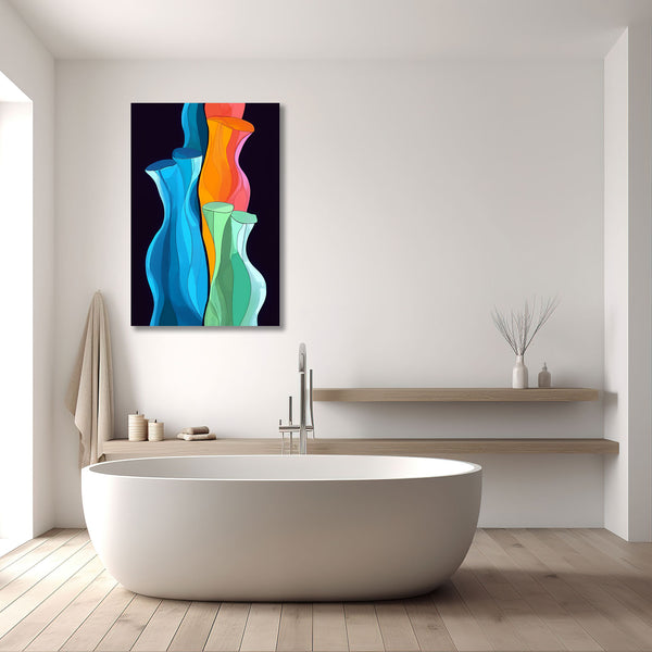 Abstract Multicolor Pipes