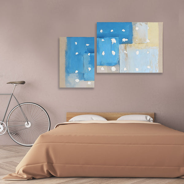 Behind Blue, Abstract Painting