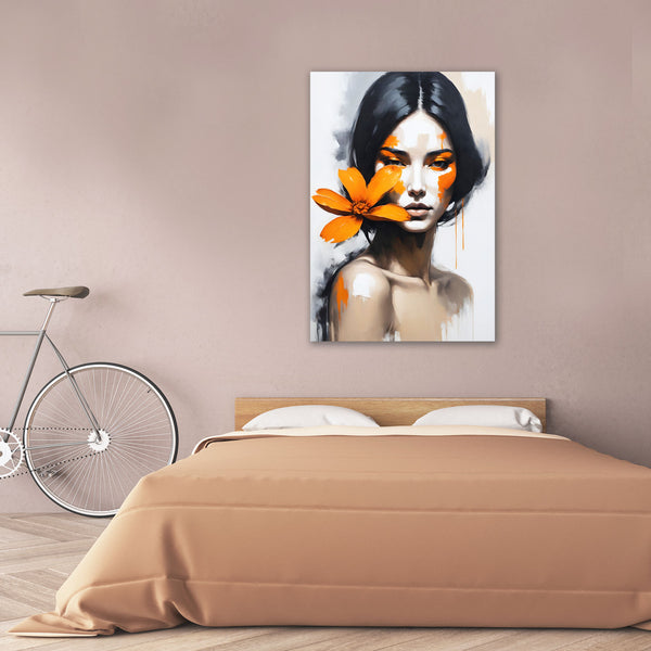 Orange Beauty, Portrait