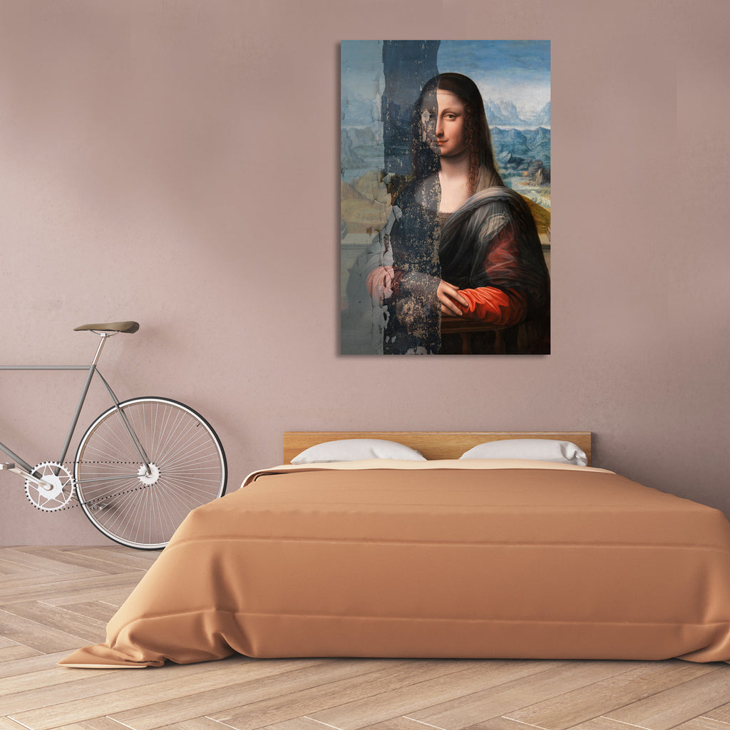 Altered Art – Hidden Beauty Leonardo da Vinchi Mona Lisa Gioconda –  Reproduction on metal – newArtMix