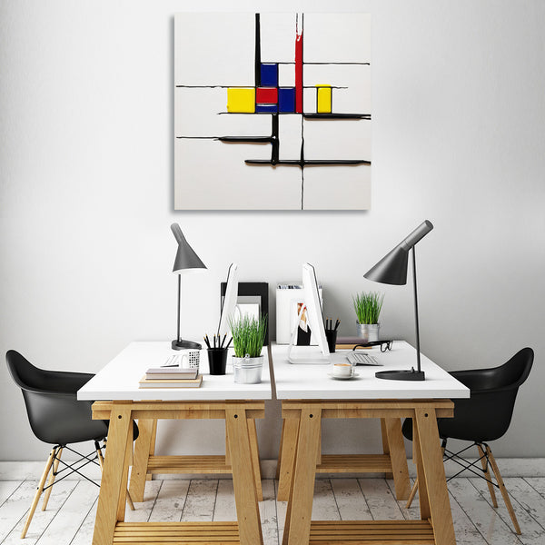 Contemporary Mondrian #1, Digital Art