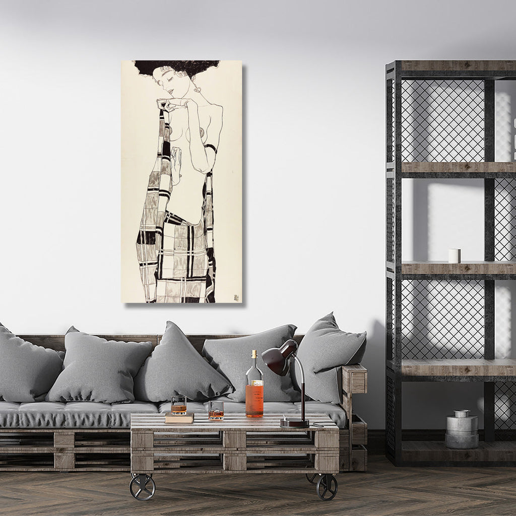 Portrait of Gerti Schiele, Reproduction