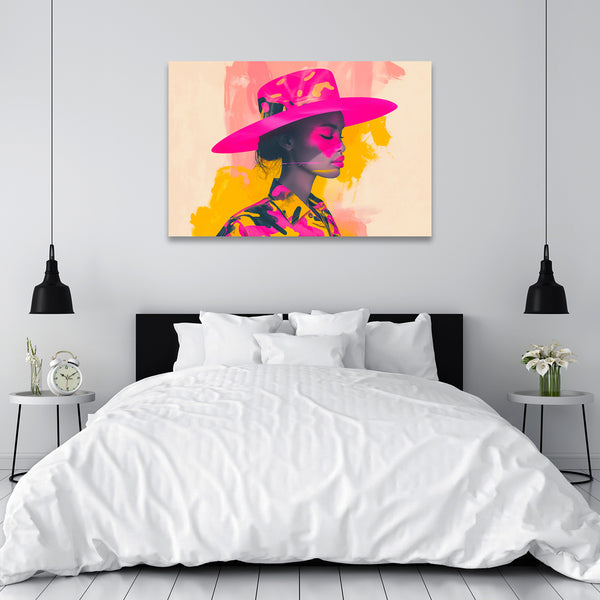 Woman In Hat, Pop-Art style