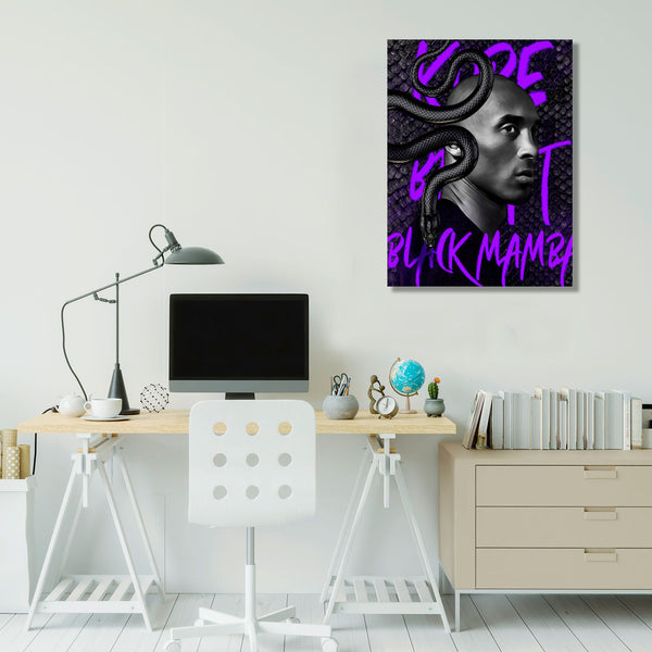 Kobe Bryant – Black Mamba, Pop Art Poster
