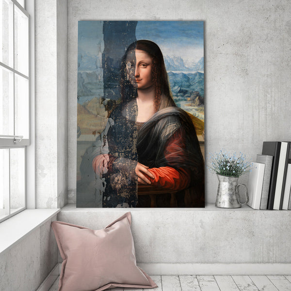 Hidden Beauty. Leonardo da Vinchi, Mona Lisa Gioconda, Altered Art