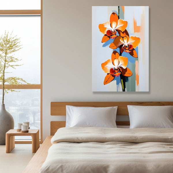 Orange Orchid (Abstract Flower Collection)