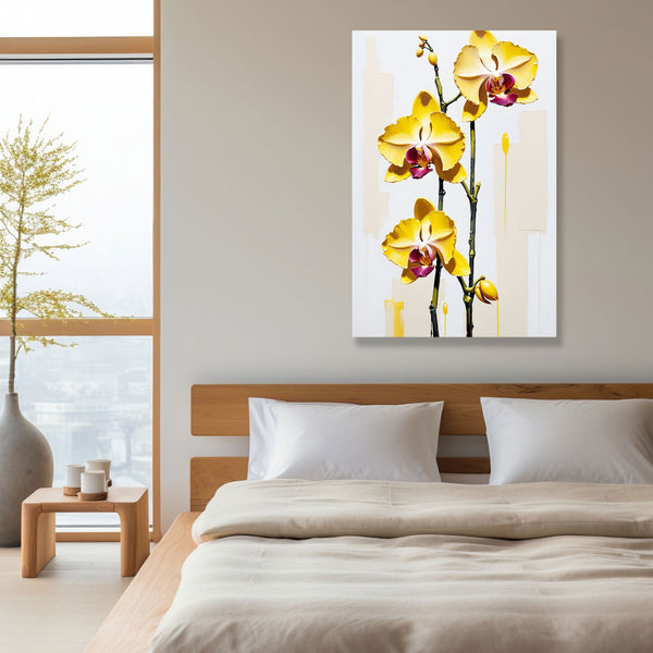 Yellow Orchid (Abstract Flower Collection)