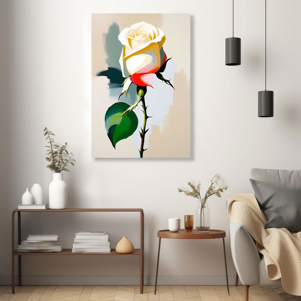 Abstract White Rose (Flower Collection)