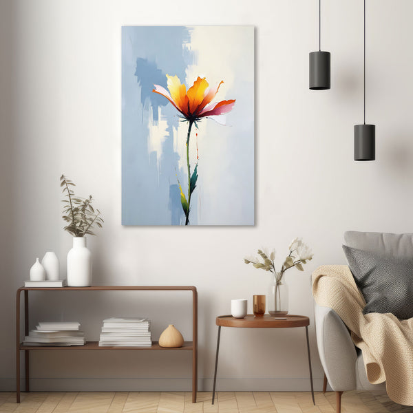 Abstract Flower – Contemporary Painting