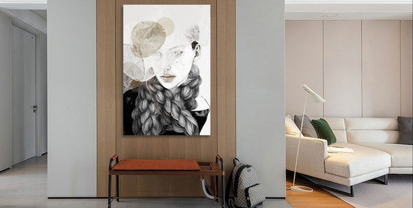 Woman with Secret, Painting