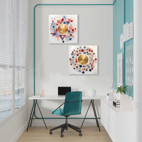 Abstract Circle Compositions, Set of 2