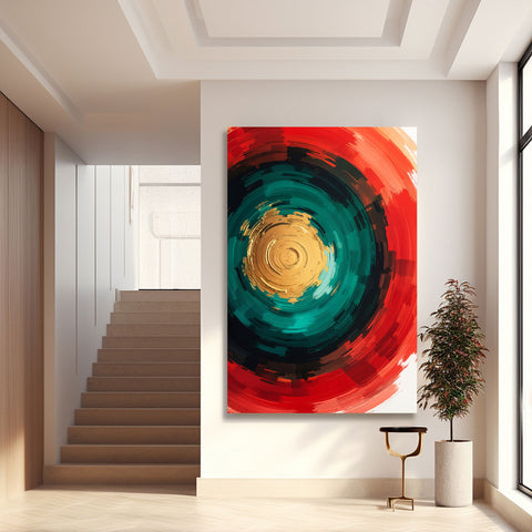 Abstract Multicolor Circles