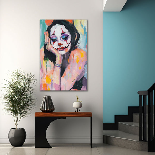 Painting Female Clown