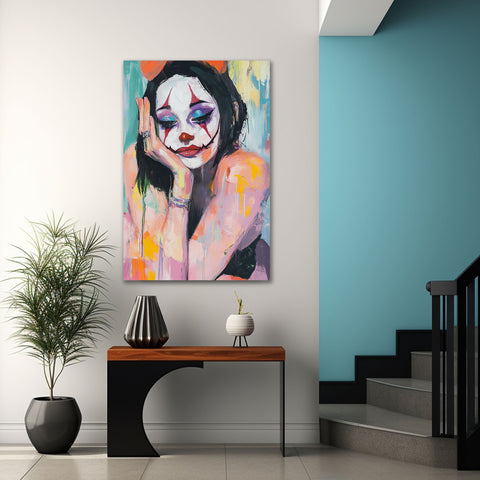 Painting Female Clown