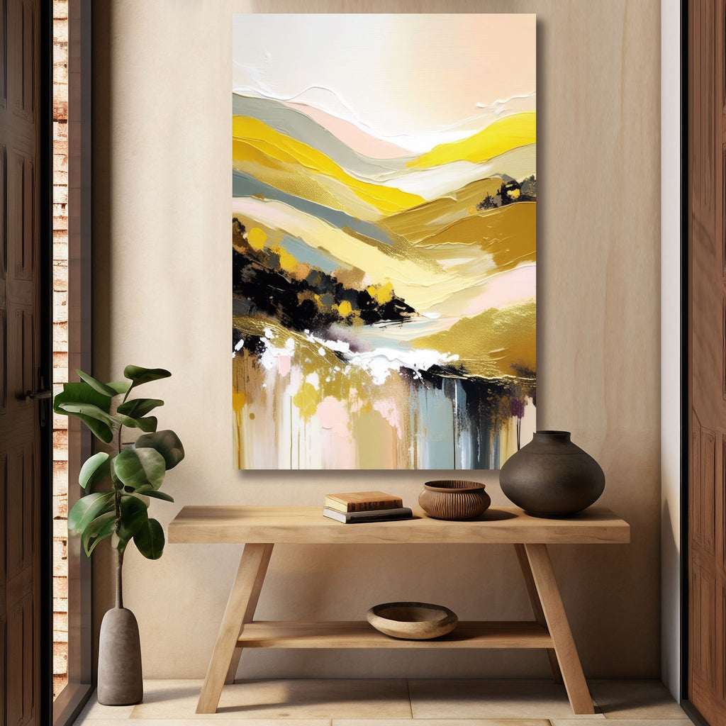 Abstract Watercolor Landscape