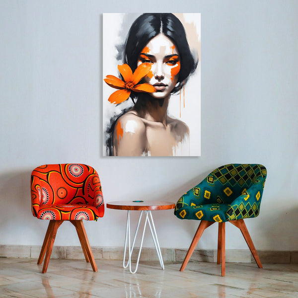 Orange Beauty, Portrait