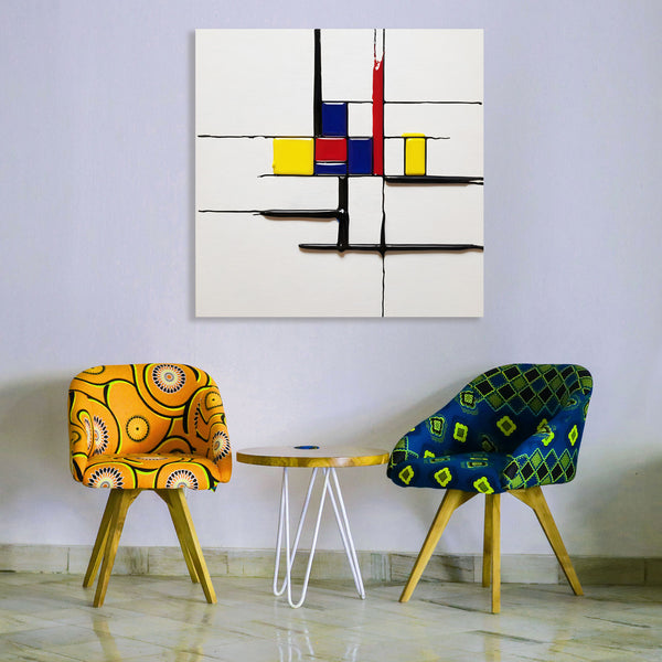 Contemporary Mondrian #1, Digital Art
