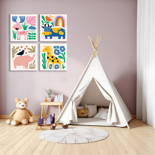 Animals Collage for Baby and Toddler, SET