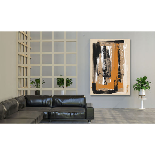 Abstract Brown Painting
